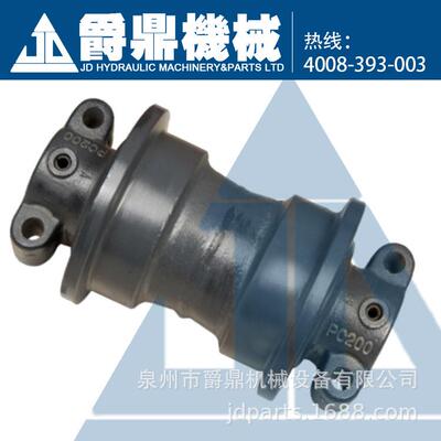 挖掘机支重轮SK30/SK303法兰/SK35SR-2支撑轮底轮承重地轮矿山