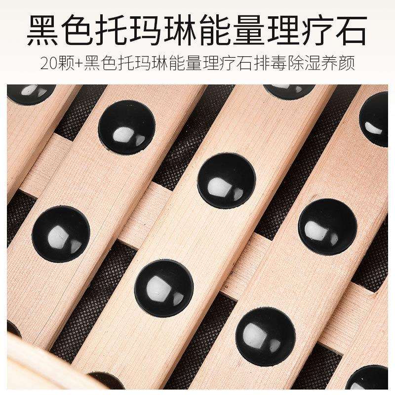 远红外线足浴桶家用汗蒸按摩泡脚桶全息能量木桶频谱理疗桶