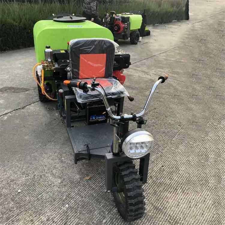 大棚果园喷雾器 手推式汽油喷药机 三轮车自走式打药机