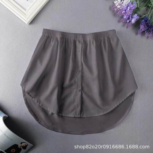Fake hemline hoodie, inner hemline skirt, base skirt, half