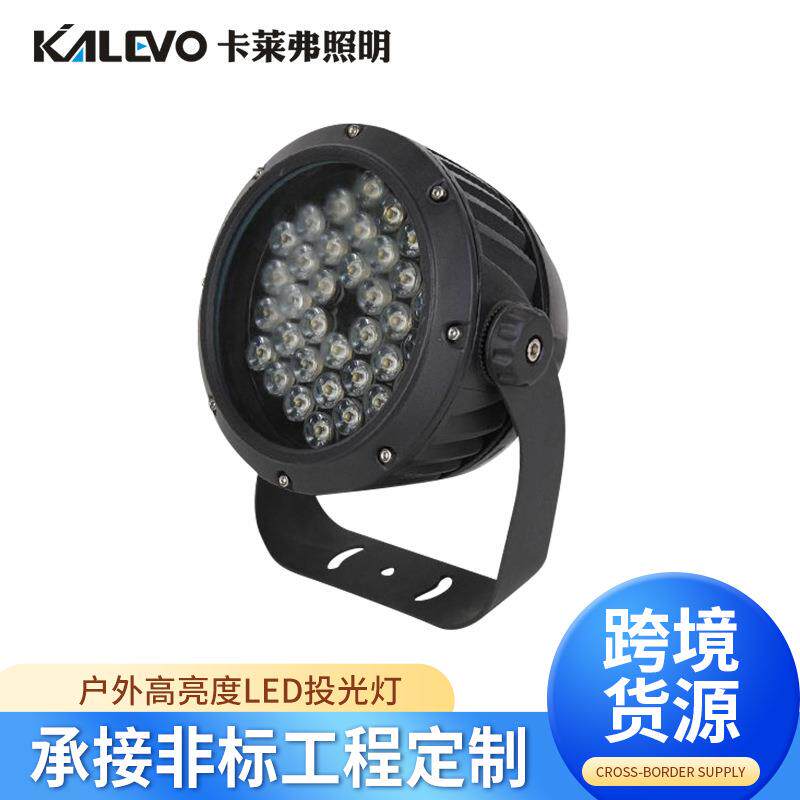 户外防水投光灯圆形公园亮化照树灯LED庭院射灯夜景36W投射灯厂家