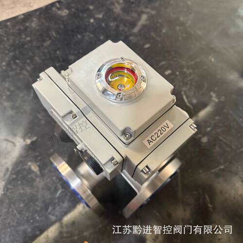 Q947F-16CDN100精小型电动三通球阀T型L型智慧农田远程5G控制