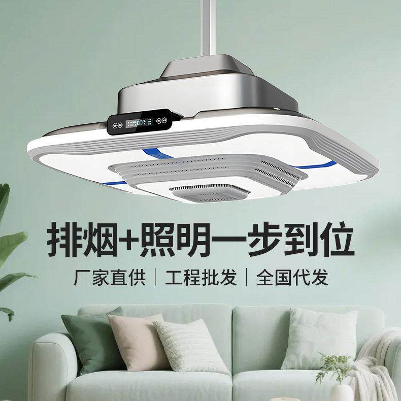 棋牌室全新升级吸烟灯家用棋牌室空气净化器抽排烟商务家用麻将灯
