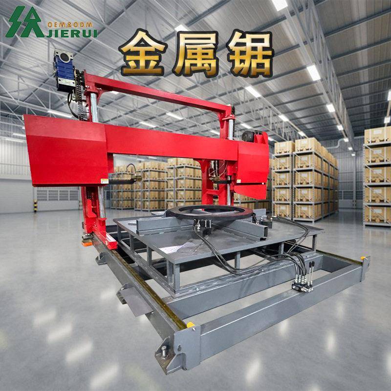 数控金属带锯机可自动送料切割适用不锈钢板及模具钢加工操作简便