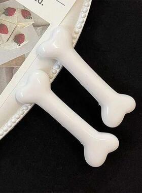 2pcs Funny bone hair accessories, hair clip edges, cute hair