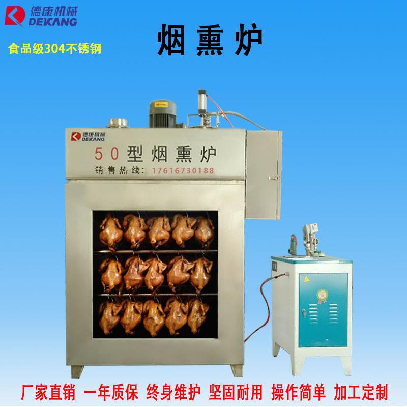 熏鸡熟食糖熏炉鸡骨架猪头肉糖熏上色烟熏炉香肠熏烤蒸煮一体炉图片