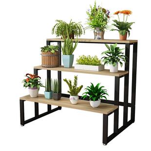 中岛柜三层流水台产品高低展示架花架货架鞋架超市货柜双面置物架