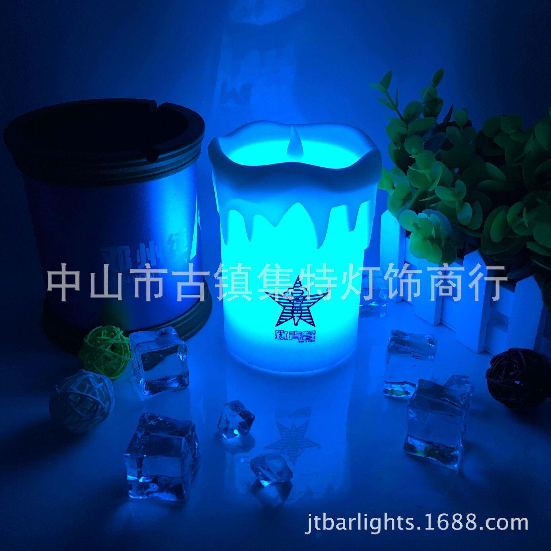 LED充电烛台充电仿真蜡烛灯灯饰酒吧台灯充电吧台灯充电小夜灯