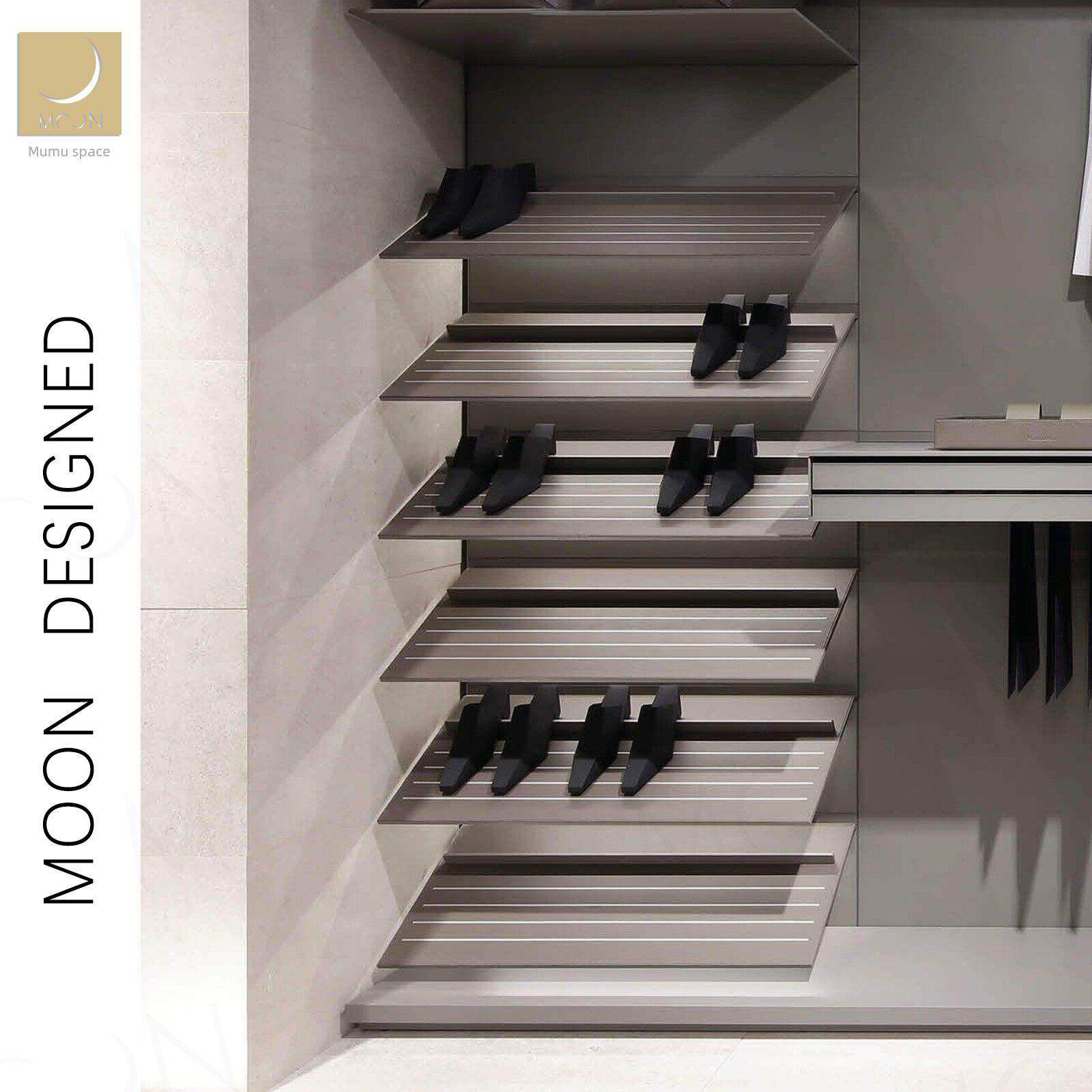 moon慕空间样板房间鞋子模型衣帽间装饰品全屋定制衣柜道具摆件