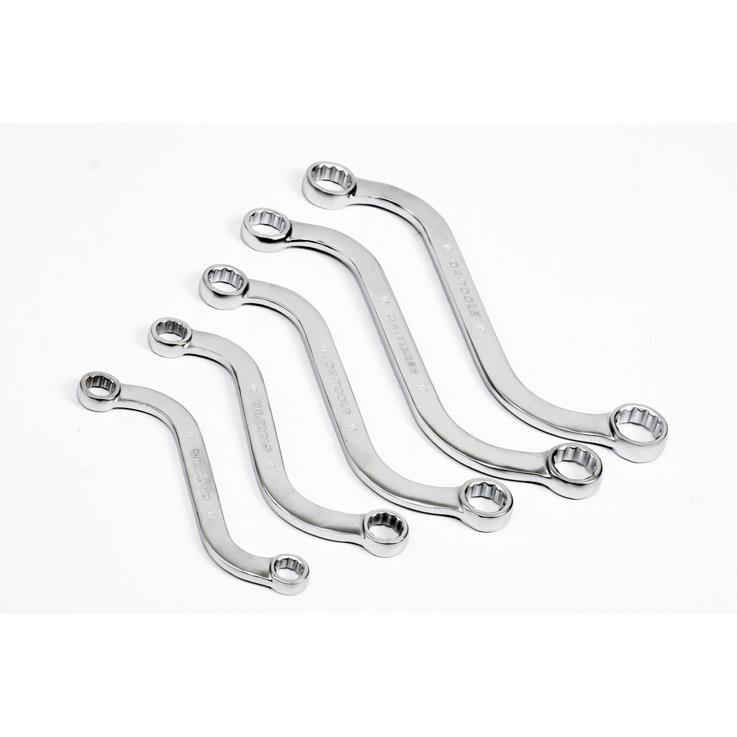 卡夫威尔5件972S型梅花扳手组手手铬钒钢扳手W扳R5动0套02H