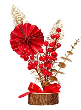 2026发财树春节装饰桌面摆件马年