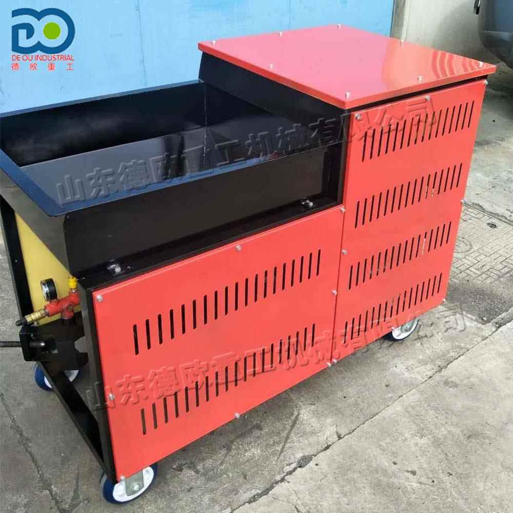 胶状粘稠涂料喷涂机 塑胶跑道喷涂设备 小型颗粒混合胶水机