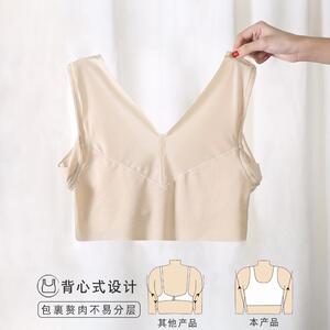 新款直销大码内衣胖mm200斤无痕大胸显小薄款无钢圈收副乳美背背