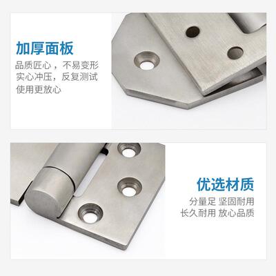 304不锈钢加厚合页SZJ10304开门折叠平开工业五金重翻板户外铰链