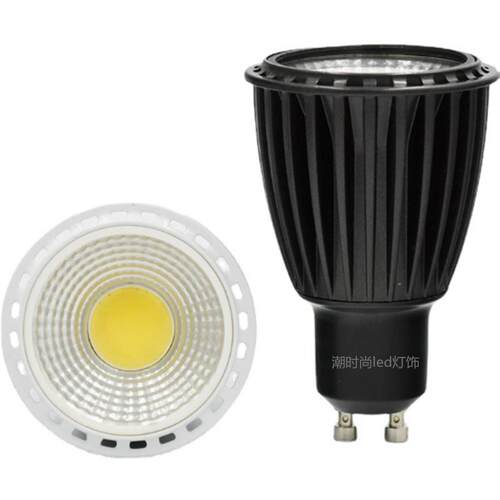 压铸铝聚光射灯E27 GU5.3 MR16 GU10/5W 7W 9W12W LEDCOB反光灯杯