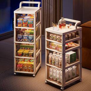 免安装 塑料零 收柜家用DNU推车置物架移可纳动储物小架客厅抽屉式