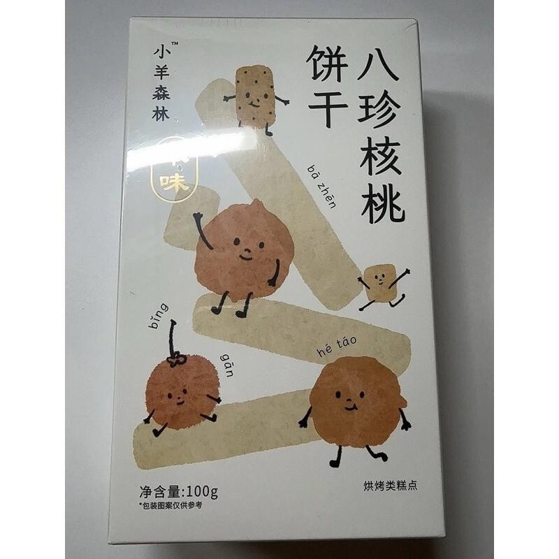 新货小羊森林八珍核桃饼干酥香松脆营养美味手指饼干办公小包装零