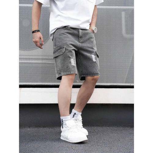 C 28011 Men's Loose Fit Denim Shorts 士牛仔短裤