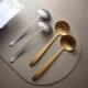 Soup Steel Ladle Stainless Strainer 304 Hammered