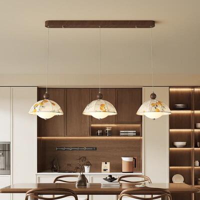 中古风客吊厅复XLL-A037灯宋式美学柿子餐厅灯创意现代中式式古法