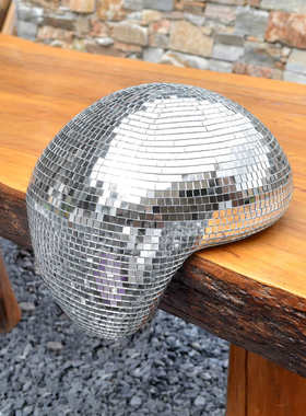 手工融化迪斯科球装饰摆件派对用品生日装饰闪闪发光的家居装饰