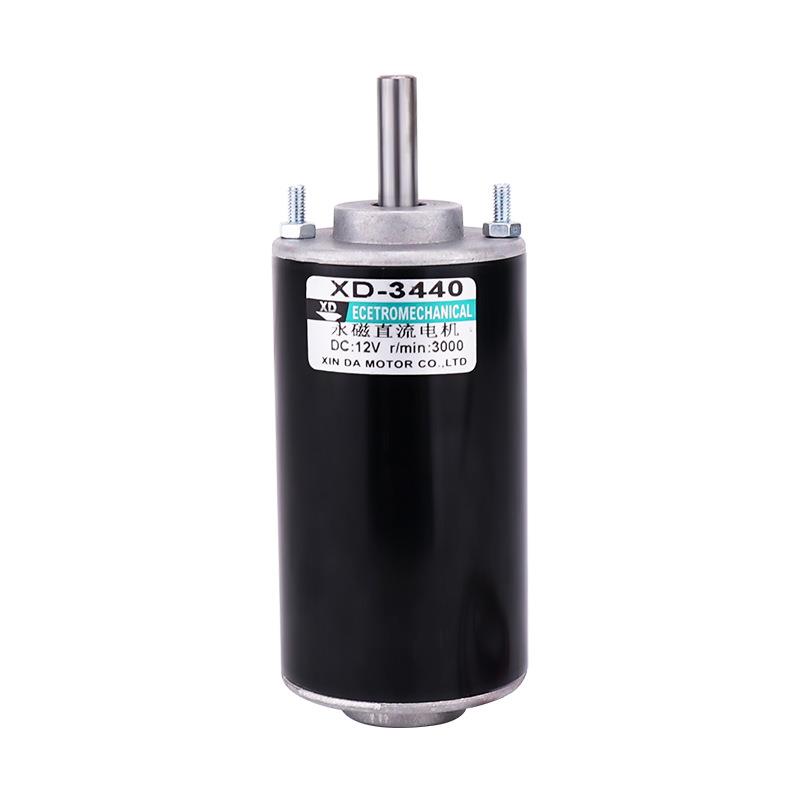12V24V直流高速电机6000转割草机电动机50W调速正反转微小型马达