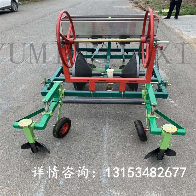 红薯辣椒起垄机四轮带起垄施肥覆膜滴管一体机单垄双垄起垄覆膜机