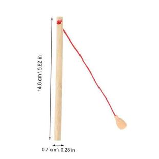 Magnet Rods Kids Wooden Toys Rod Pole Interactive Fishing