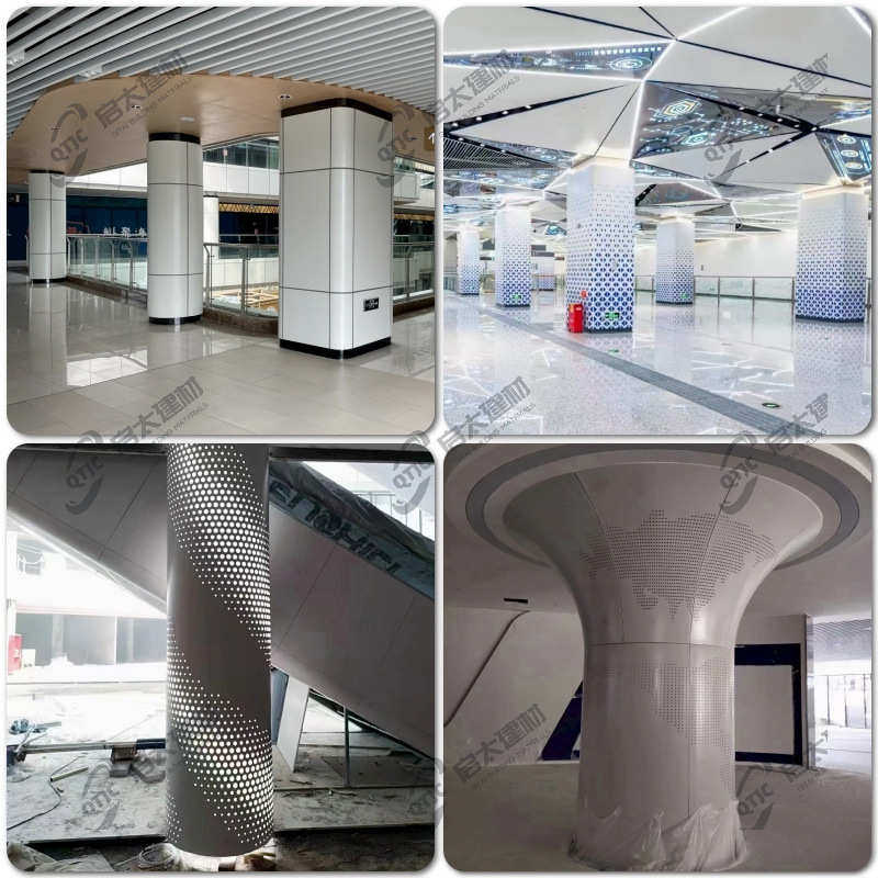 商场包柱铝单板厂家体育馆地铁装饰材料渐变冲孔造型氟碳铝单板,金属材料及制品,铝板/铝扣板/铝吊顶/铝方通,淘宝优惠券,粉丝福利购,淘宝优惠卷