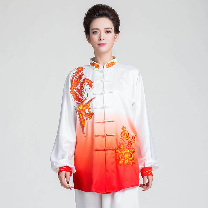 高档古韵中华新尚款太极服表女时中国风比赛演服练功服男春秋极太