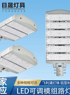 LED可调节市电模组路灯万向节活动式把手路灯头50W100W200W300W