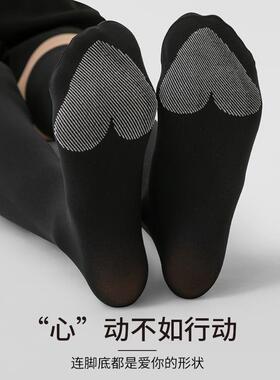 灰色高筒季加厚男款长袜黑色过膝保小腿袜白色配靴子