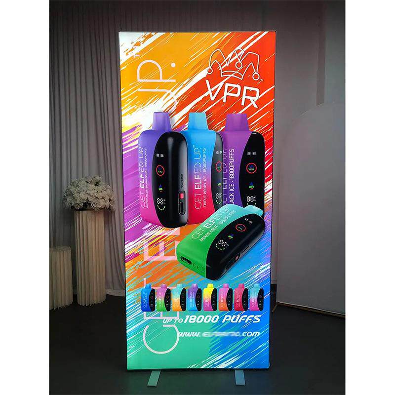 铝合金广告发光灯箱SEG卡布无框LED高亮背打落地式海报展示灯箱