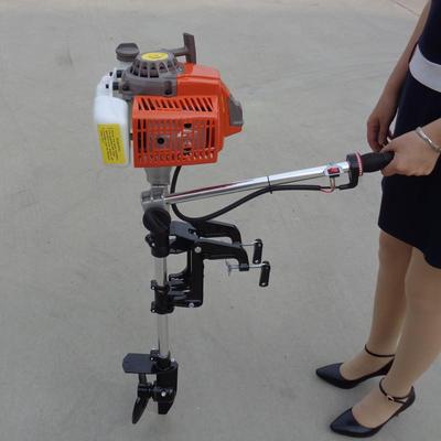 揭阳市船挂机小型汽油四冲程挂桨船尾机供应