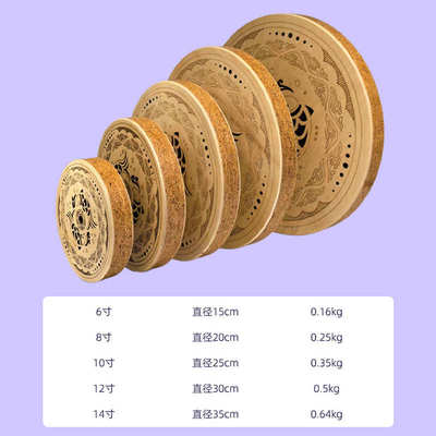 溪水鼓民族打击乐器自然溪水雨声拟声器音乐理疗乐器便携小型乐器