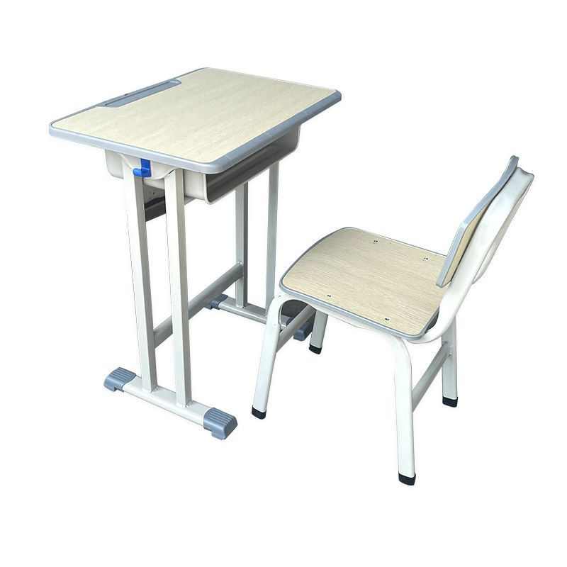 学习桌椅子辅导班台固定课桌椅批发中小学生儿童单人书桌学校靠背