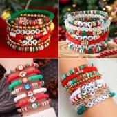 Clay Beads Jewelry Christmas DIY Themed for 300Pcs Charms
