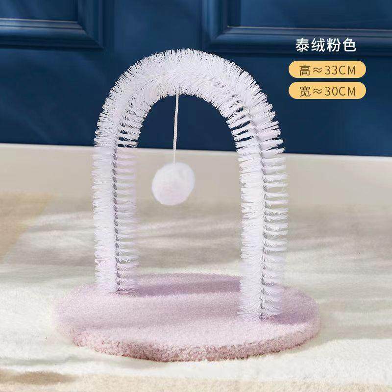 猫咪蹭毛器小型拱门蹭脸梳毛刷抓痒按摩自嗨解闷宠物玩具布偶英短,宠物/宠物食品及用品,宠物智能玩具,淘宝优惠券,粉丝福利购,淘宝优惠卷