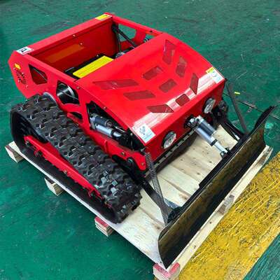 2000㎡/h农田作业设备ZY-550S遥控履带除草机7.5HP200m遥控