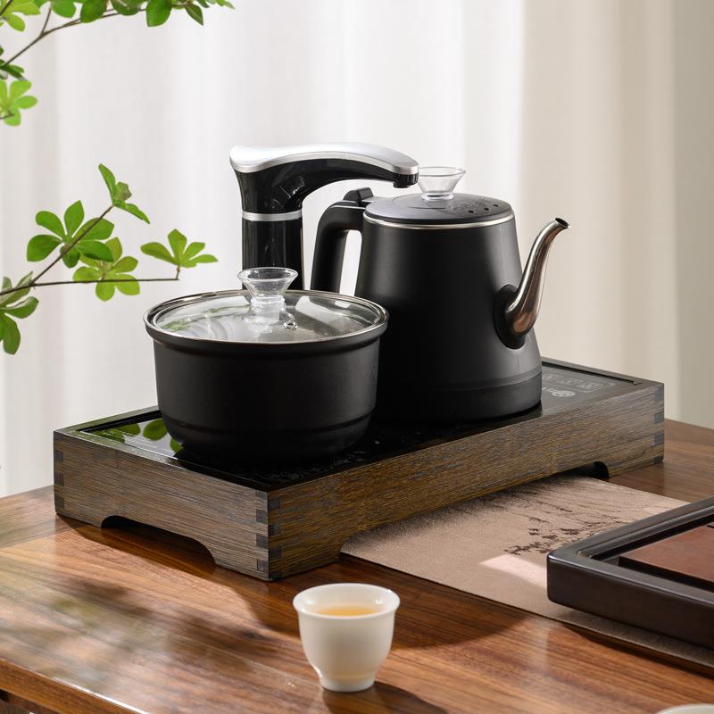 电茶木制底座电磁炉支架茶桌配件电热炉嵌入式电茶炉框炉煮茶框框