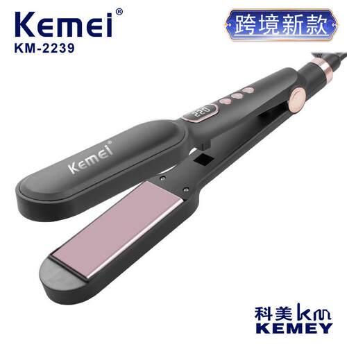 跨境KM-2239科美夹板夹发卷发两用拉直发女直板夹直发器电夹板