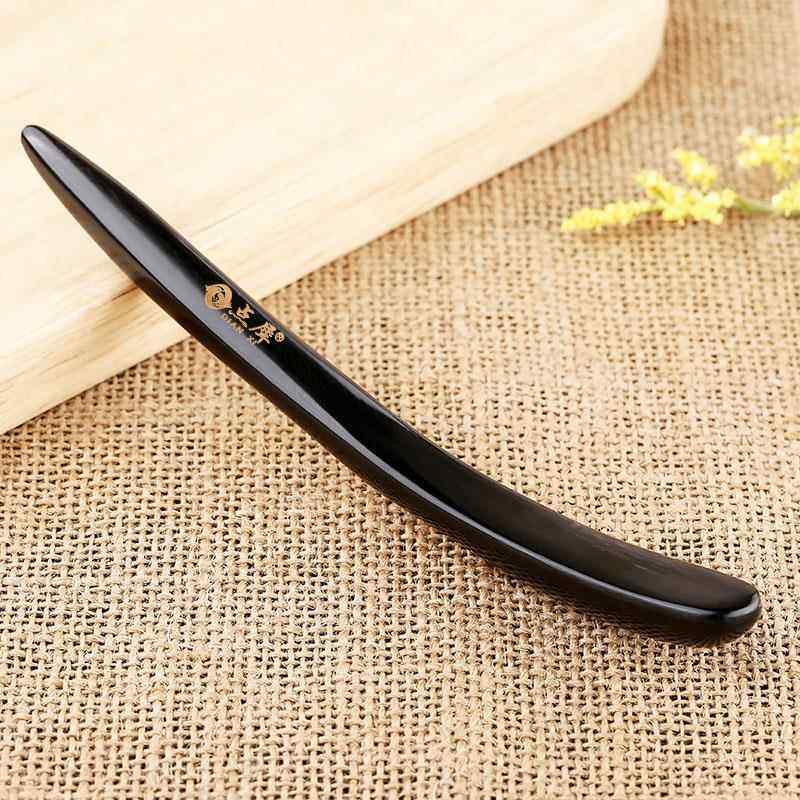 正品天痧然水牛角疏通经络拍颈部按摩棒穴敲背锤赶筋擀点筋刮棒痧