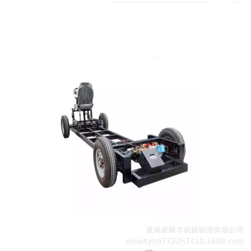 电动四轮车餐车街景观光车车架底盘重型工程全车配件