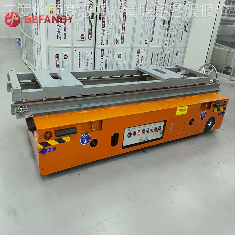 移无轨车定制向动胶轮万电动平板车跨车间货物过转运电动地载重15