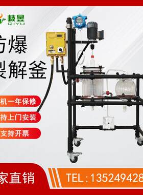 实验室结晶100L配50升双层玻璃过滤反应釜固相多肽合成裂解防爆