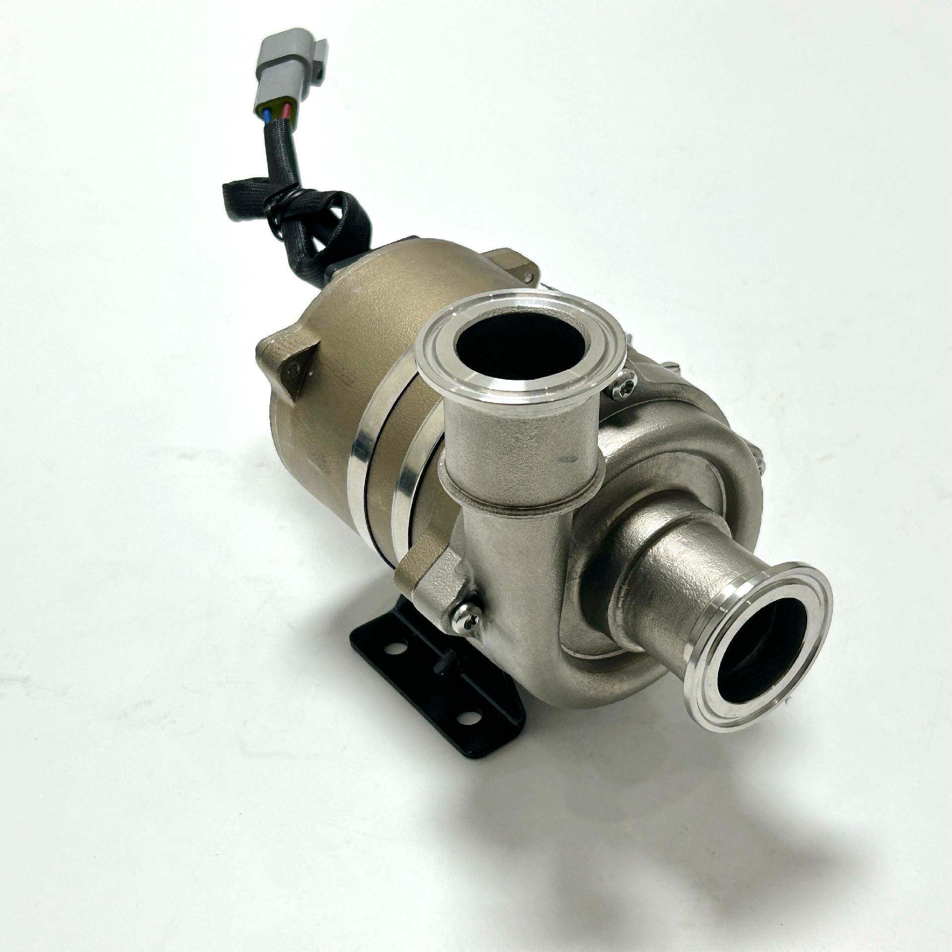 48V不锈钢电子冷却液循环水泵，额定功率700W扬程18m时流量7200L
