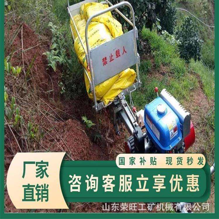 山地果园单轨运输车汽油动力货物运输轨道搬运车农用轨道车