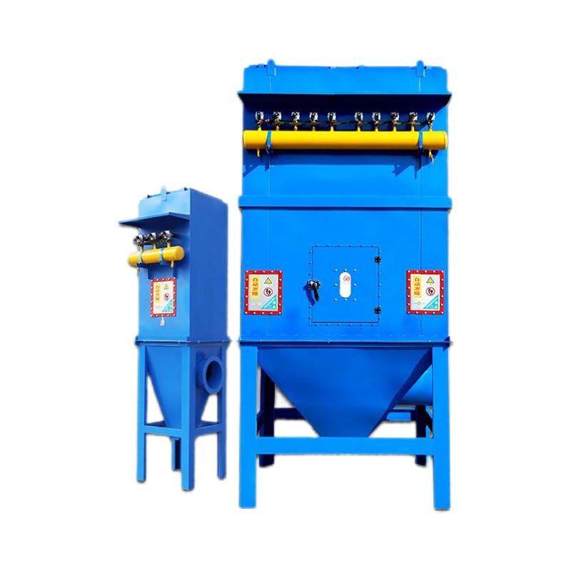 脉冲布袋除尘器车间灰粉尘收集工业木工中央仓顶旋风袋式除尘设备