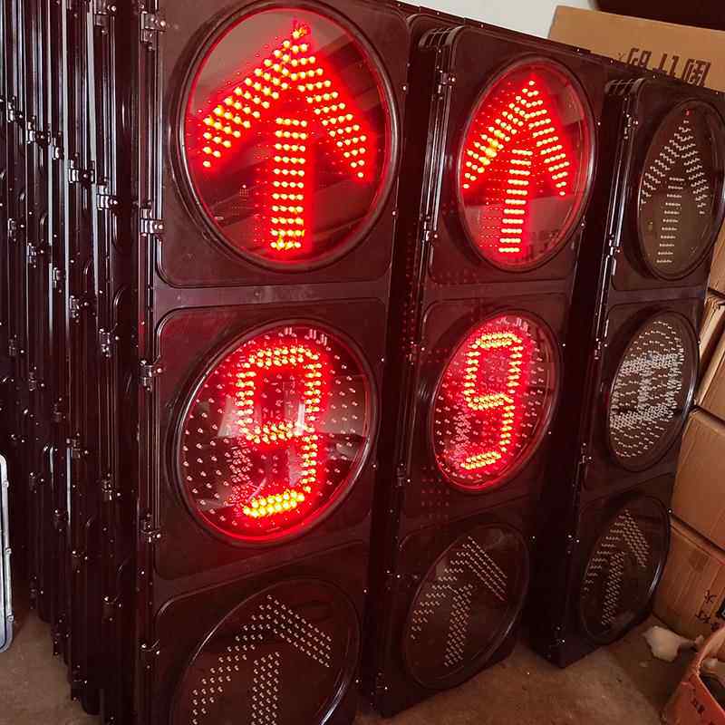 LED交通号灯定Z号HLJD500-3KI交通信号灯箭头红绿灯ED满屏箭头信