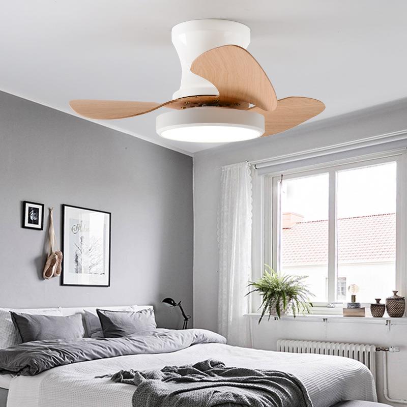 2023新款风扇灯儿童房卧室餐厅办公场所吸顶超薄电扇灯跨境吊扇灯